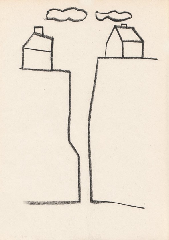 (c) tekening: Didier Van De Steene (De kloof tussen het subject en het object)
